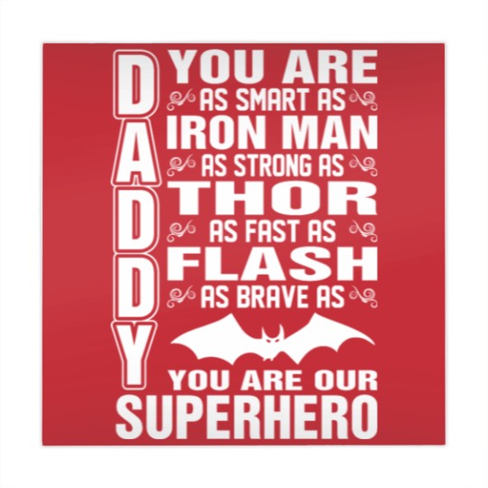 Discover Daddy You Are Our Superhero Mahjong Mats