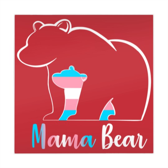 Discover LGBT Mama Bear Transgender Pride Equal Rights Rainbow Flag Mahjong Mats