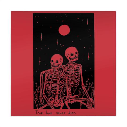 Discover true love never dies - Skeletons - Mahjong Mats