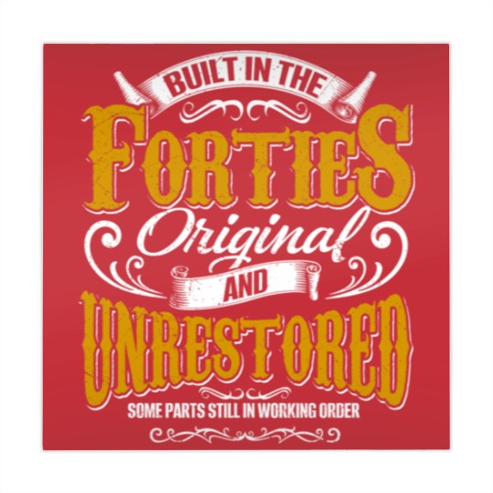 Discover Built In The 40s Forties Vintage Classic Funny 80t Mahjong Mats