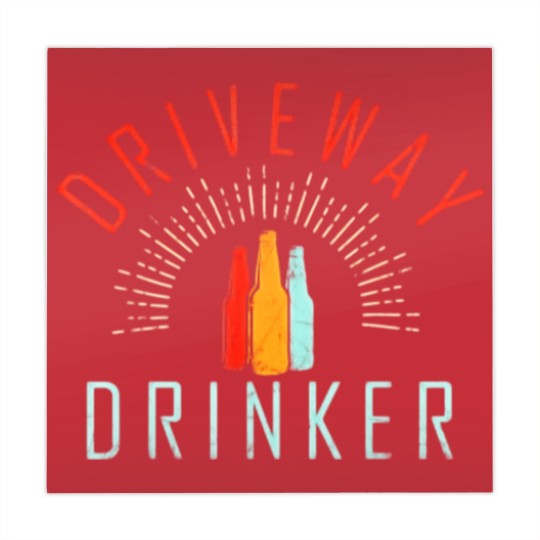 Discover Driveway Drinker Mahjong Mats Retro Vintage Funny Mahjong Mats