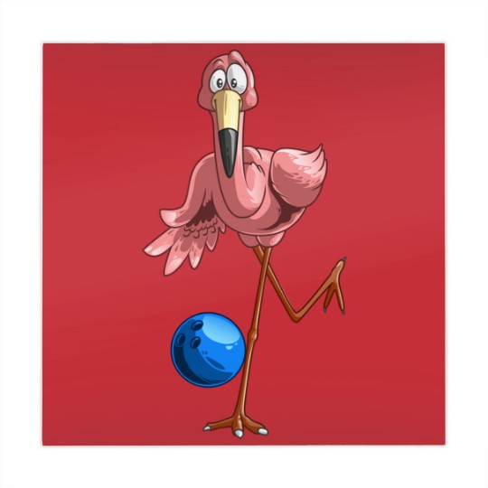 Discover Cool Bowling Flamingo | Funny Shorebirds Lover Player Gift Mahjong Mats