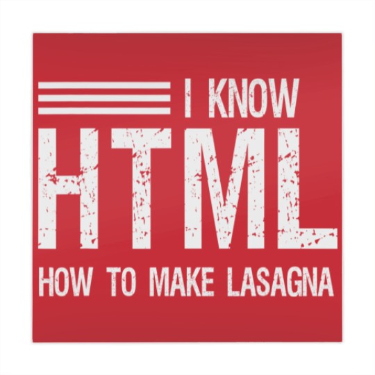 Discover I know HTML How To Make Lasagna Sarcastic Mahjong Mats