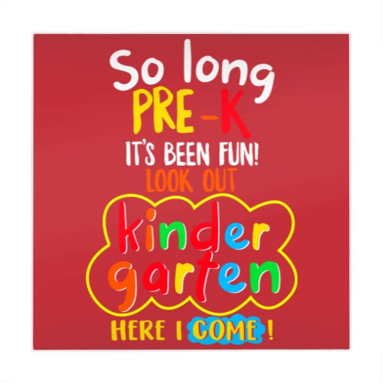 Discover Kindergarten Graduation Mahjong Mats So Long Pre-K Kindergarten Here I Come Graduation Kids