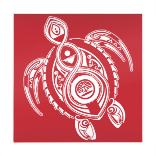 Discover Hawaii Turtle Tribal Art Mahjong Mats