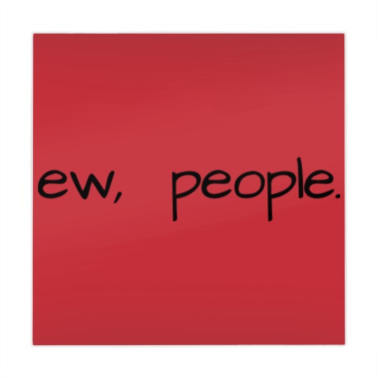 Discover ew, people - black - Ew People - Mahjong Mats