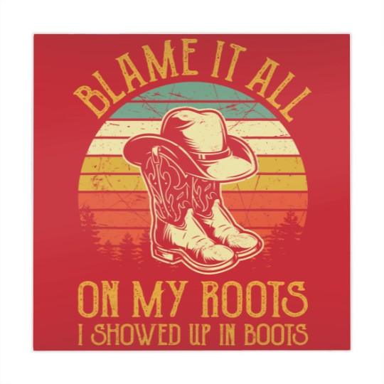 Discover Blame It All On My Roots Mahjong Mats I Showed Up In Boots Mahjong Mats