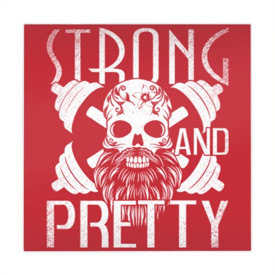 Discover Strong and Pretty Strongman Gym Vintage - Strong And Pretty - Mahjong Mats