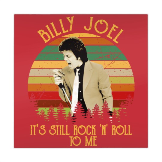 Discover Vintage Billy Tees Joel It's Still Rock and Roll To Me Essential Mahjong Mats