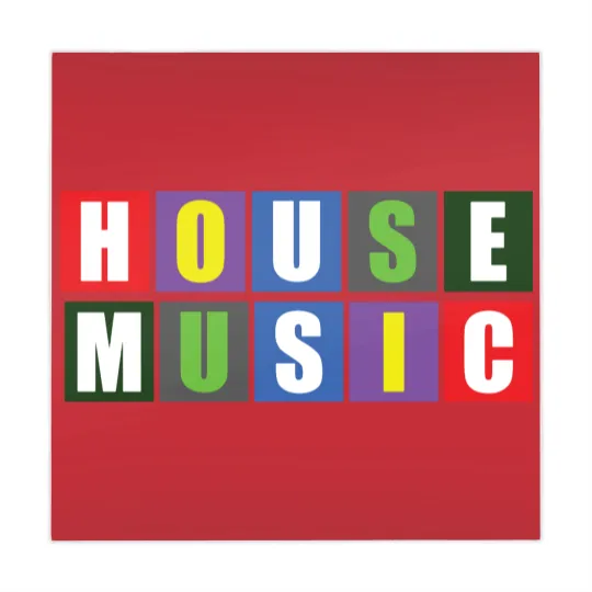 Discover House Music Blocks Blk Mahjong Mats