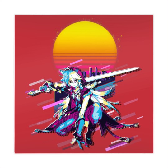 Discover Razor Genshin Impact 80s Retro Online Game Mahjong Mats
