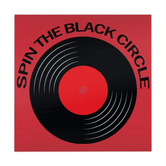 Discover Spin the black Circle - music lover quote - Spin The Black Circle - Mahjong Mats