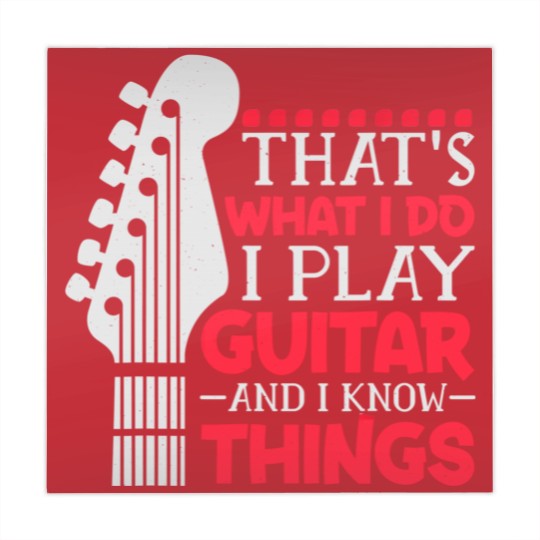 Discover That's What I Do I Play Guitar And I Know Things Guitar Mahjong Mats