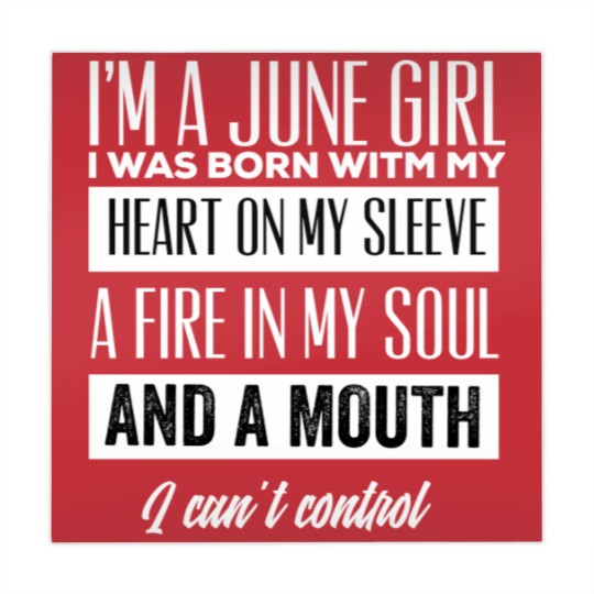 Discover Im a june girl - June Girl - Mahjong Mats
