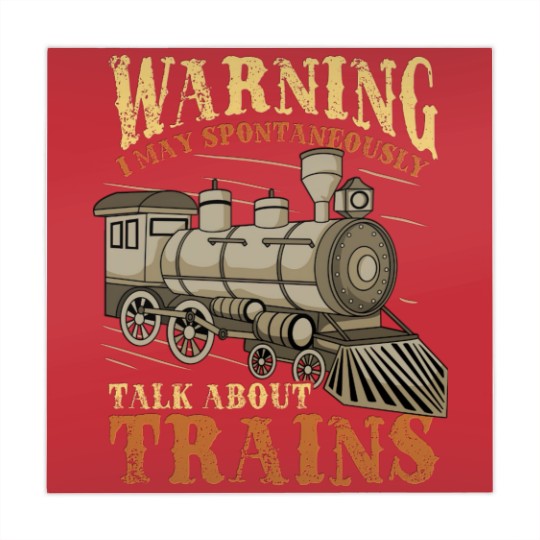 Discover Trains Railroad Train Lover - Train - Mahjong Mats