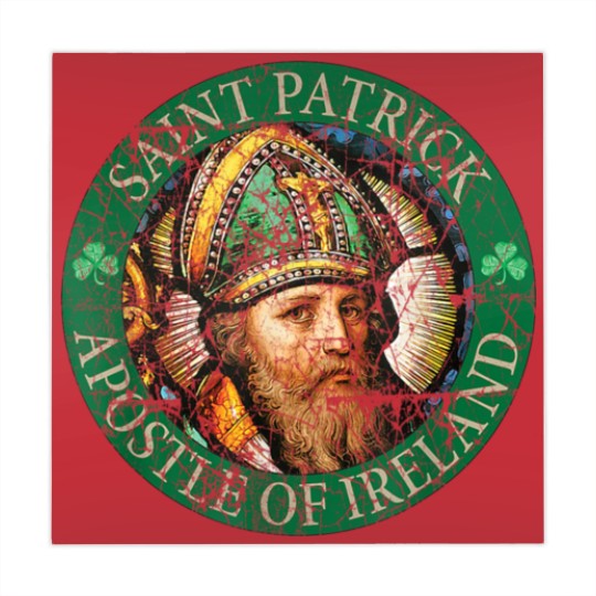 Discover Saint Patrick Apostle of Ireland distressed Mahjong Mats