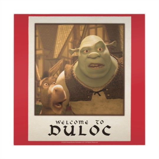 Discover Shrek Welcome To Duloc Shrek And Donkey Polaroid Mahjong Mats