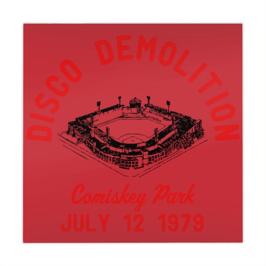 Discover Disco Demolition Vintage/Retro White Sox Mahjong Mats
