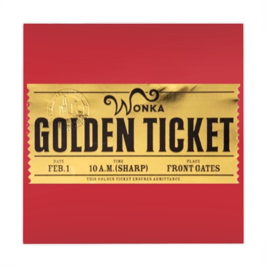 Discover Willy Wonka Golden Ticket Mahjong Mats