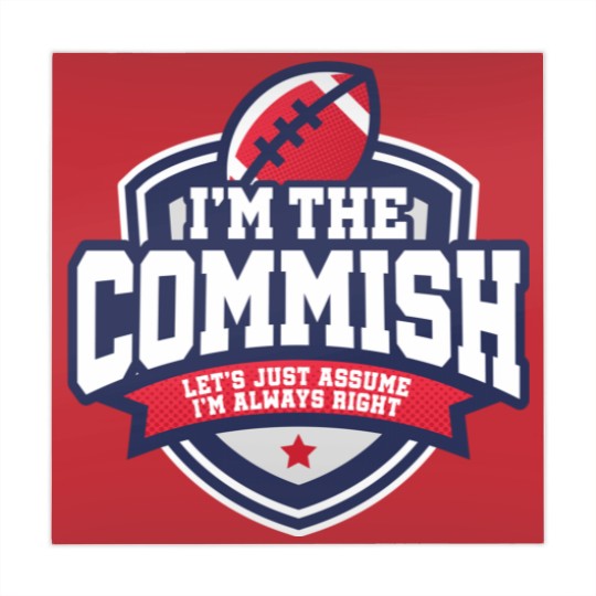 Discover 2020 Fantasy Football Commissioner Commish Always Right Mahjong Mats