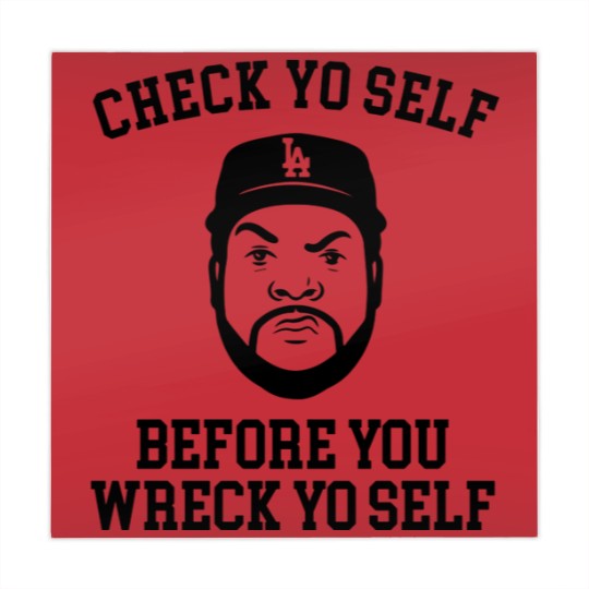 Discover Check Yo self before you wreck yo self - Ice Cube - Mahjong Mats