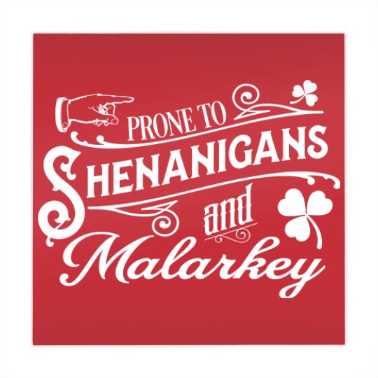 Discover GunShowTees Prone to Shenanigans and Malarkey Irish Mahjong Mats