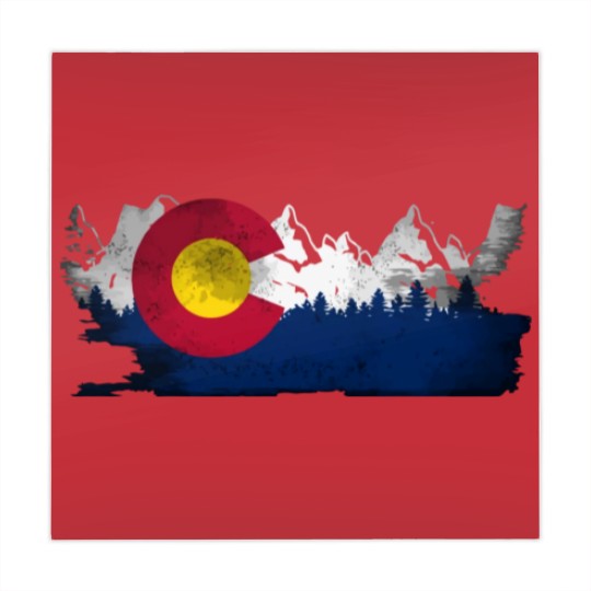 Discover Cute Family Gift Colorado State Flag Mahjong Mats