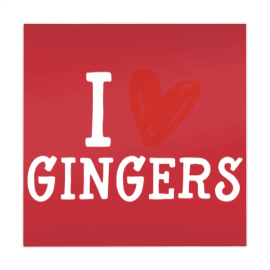 Discover Redhead Lover Irish Red Haired Men Women I Love Gingers Mahjong Mats