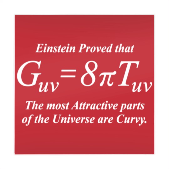 Discover Einstein Field Equation (Humor, white for dark Mahjong Mats Mahjong Mats