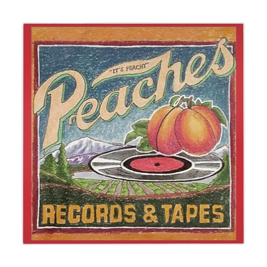 Discover Peaches Mahjong Mats Mahjong Mats Mahjong Mats Mahjong Mats Music Graphic Design Mahjong Mats Vintage Retro Art 80s 1980s Tapes and Records Unisex Mahjong Mats Gift