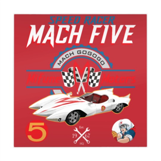 Discover Speed Racer Mach 5 Mifune Motors Mahjong Mats