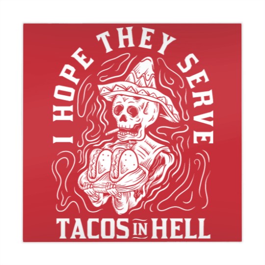 Discover I Hope They Serve Tacos In Hell Halloween Gift Mahjong Mats