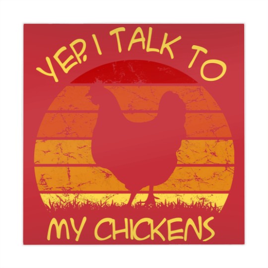 Discover Yep, I Talk To My Chickens Vintage - Yep I Talk To My Chickens Vintage - Mahjong Mats
