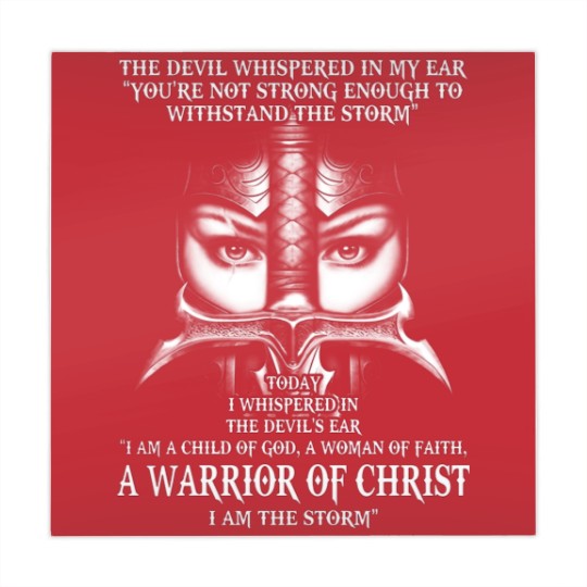 Discover A Warrior Of Christ I Am The Storm - Christ - Mahjong Mats
