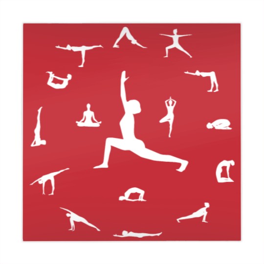 Discover Yoga poses Mahjong Mats / Yoga Gift for women / Yogi gift / Woman's men's GYM exercise Top