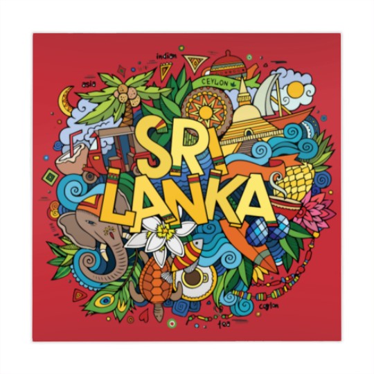 Discover Sri Lanka Ceylon Culture Elements Mahjong Mats