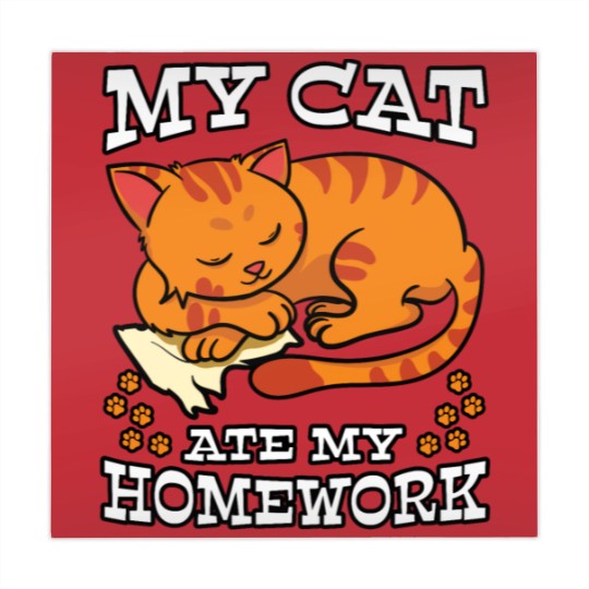 Discover My Cat Ate My Homework Mahjong Mats