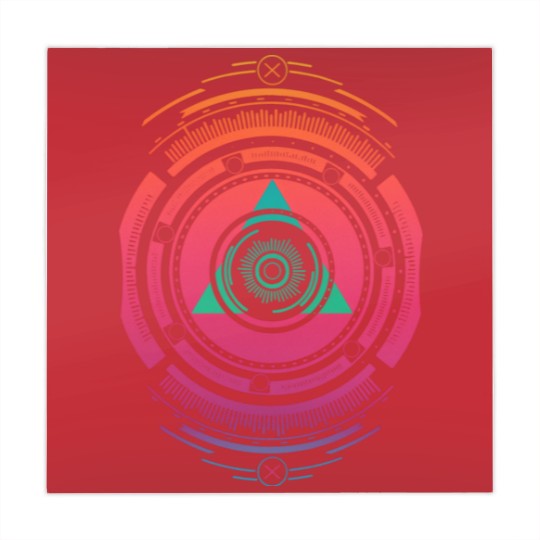 Discover Techno summer sunrise vibes Mahjong Mats