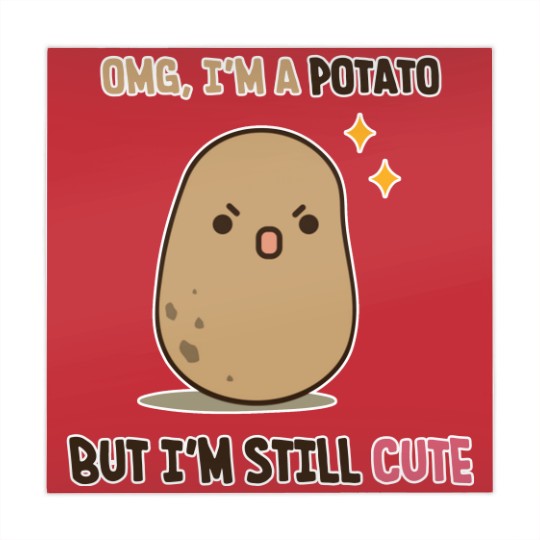 Discover Cute potato is cute - Potato - Mahjong Mats