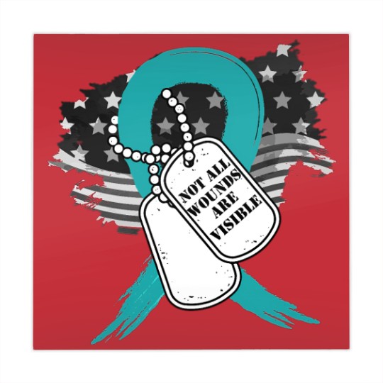 Discover Not all wounds are visible PTSD Awareness 22 Vete Mahjong Mats