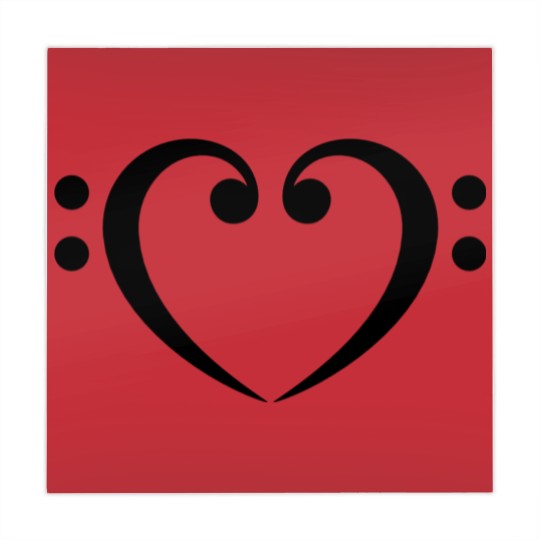 Discover Bass Clef Heart - Glow in the Dark! Mahjong Mats
