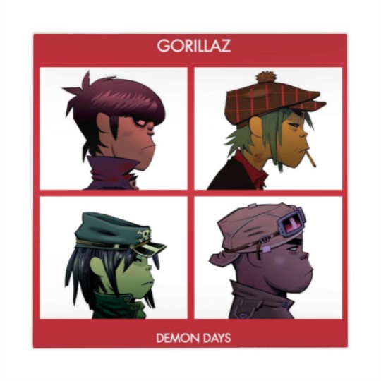 Discover Gorillaz Demon Days  Mahjong Mats Mahjong Mats