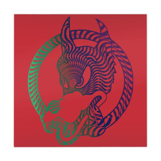 Discover Jerry Garcia Wolf guitar Dead Mahjong Mats