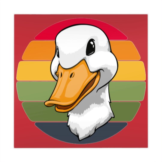 Discover Duck Head Retro Funny Water Ducklings Mahjong Mats