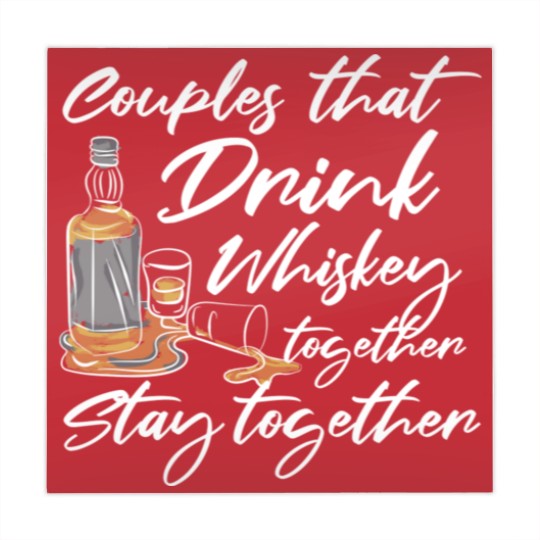 Discover Whiskey Couple Matching Mahjong Mats