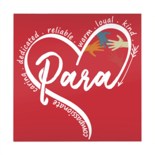 Discover Para Heart Paraprofessional Educator Paraeducator Mahjong Mats
