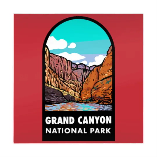 Discover Grand Canyon National Park Badge Mahjong Mats