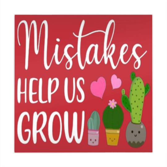 Discover Mistakes Help Us Grow For Teacher and Student Mahjong Mats