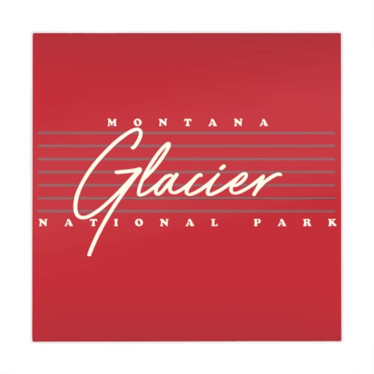 Discover Retro Glacier National Park Mahjong Mats