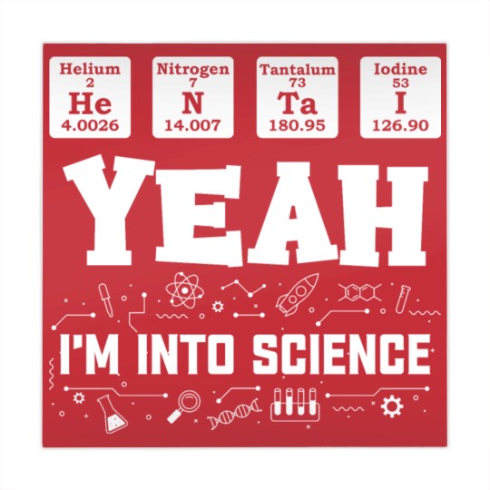Discover Yeah I m Into Science hen Lover Element Table Mahjong Mats